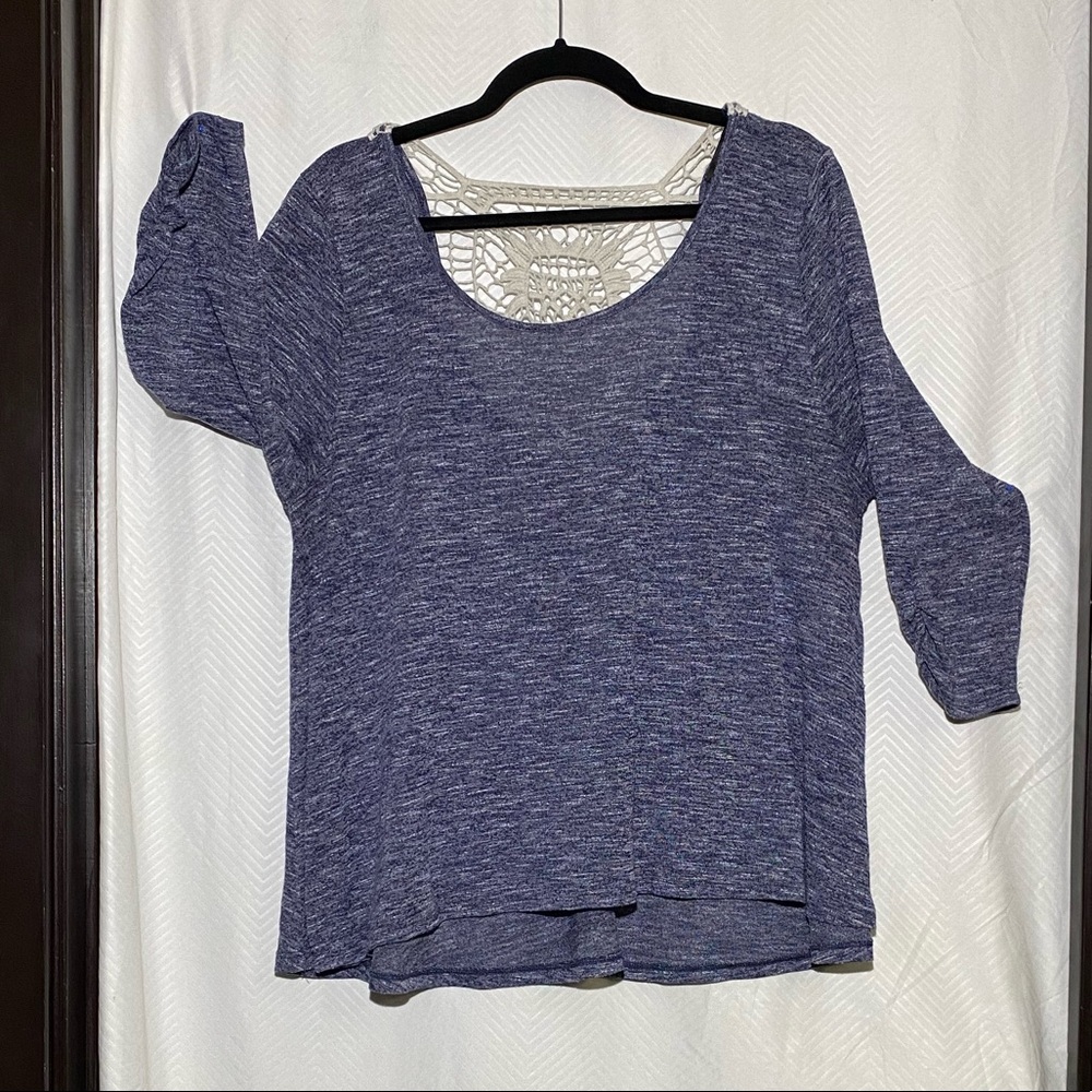 Lace Back Blouse by Wet Seal